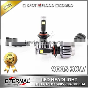 80W Universal Size LED Headlight Bulb Replacement H1 H3 H4 H7 H11 H13 9005 9006 880 D2S Car Automotive Led Headlight Bulb Kit thumbnail-4