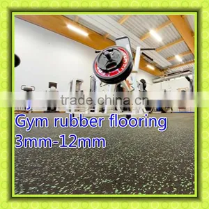 Colorful EPDM Speckles Rolled Gym Rubber Floor Mats for Exercise and Fitness thumbnail-1