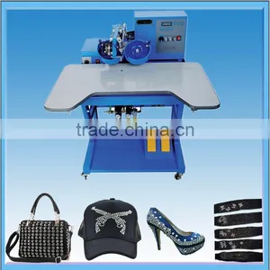 2016 Cheapest Nice Popular Ultrasonic Hot Fix Rhinestone Setting Machine thumbnail-1