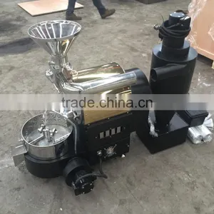 1kg Mini Gas Heat Type Home Coffee Roaster Machine for Sale thumbnail-4
