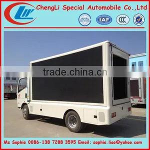 Mobile LED Screen Vehicles, Mobile Display Trucks,FOTON Truck Mounted Advertising Led Display Screen thumbnail-1
