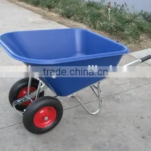 Super Large Capacity Plastic Tray Wheelbarrow 140L Manufacturer thumbnail-1