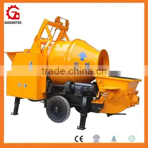 2017 Small Concrete Mixer Pump Trailer Price China thumbnail-1