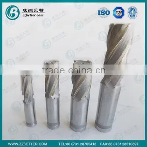 Carbide Brazed-on End Mill With Straight Shank thumbnail-1