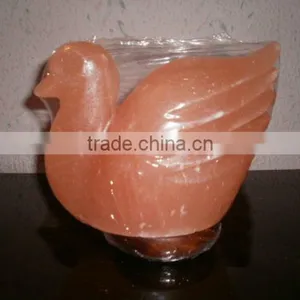 Manually Crafted Himalayan Crystal Animal Salt Lamp thumbnail-1