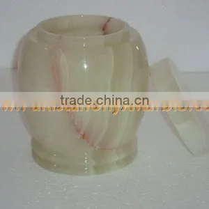 WHOLESALE PAKISTAN SUPPLIER GOOD QUALITY URNS ONYX MARBLE HANDICRAFTS thumbnail-3