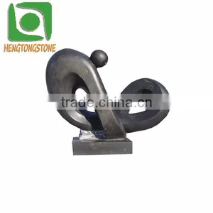 Modern Art Black Marble Abstract Statue thumbnail-5