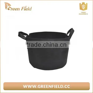 Round Felt Grow Bag Garden Black Felt Round Planters With Handles thumbnail-1