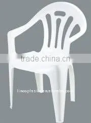 White Plastic Chair thumbnail-1