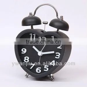 Supply Creative Retro Twin Bell Alarm Clock / Heart-shaped Alarm Clock thumbnail-1