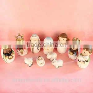 Custom Wholesale Resin Nativity Figurines Christmas Nativity Set thumbnail-2