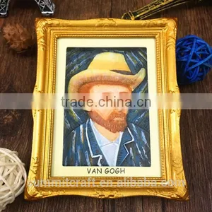 Creative Oil Painting Style Polyresin Tourist Souvenir Fridge Magnet thumbnail-1