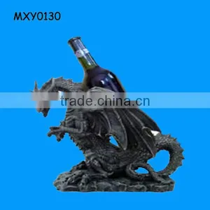 Nice Design Black Dragon Resin Novelty Wine Bottle Holder thumbnail-1