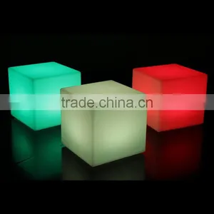 LED Illuminated RGB LED Cube Light With Remote Control Waterproof Outdoor Use thumbnail-6