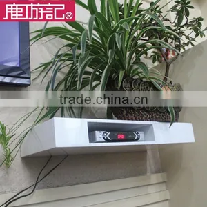 Wood MDF Wall Floating Shelf Displaying , Dvd Stb Clip Wall Bracket thumbnail-1