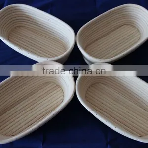 French Bread Proofing Baskets, Oval Rattan Proofing Baskets thumbnail-2