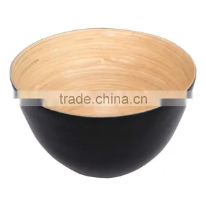 New Design Bamboo Salad Bowls, Clear Spun Bamboo Salad Bowls thumbnail-6