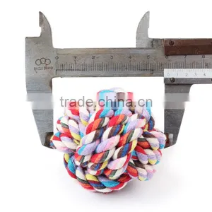 Hot Dog Wucaimian Knot Woven Cotton Rope Toy Ball Ball Ball Toy Trumpet Dog Bite thumbnail-4