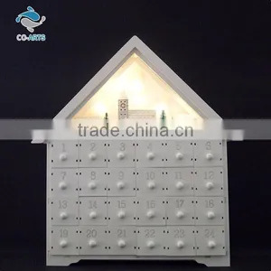 Exquisite Design House Shaped Homemade Wood Crafts Lighting thumbnail-1