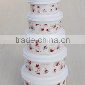 Food Grade 5PC Plastic Airtight Food Container Set thumbnail-5