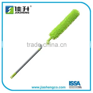 Cleaning Flexible Microfber Chenille Duster With Telescopic Metal Pole thumbnail-1