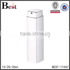 2017 Hot New Products Cosmetic Red Aluminum Cover Glass Perfume Bottle 10ml 20ml 35ml Spray Square Rotary Bottle Perfume thumbnail-3
