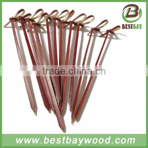 Bamboo Knot Skewer Green,black,red Color thumbnail-3
