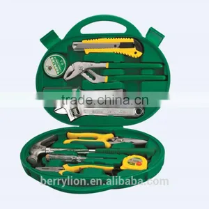 Berrylion Home Use Tool Set 12pcs Hand Tool Set Screwdriver Hammer Plier Set thumbnail-3