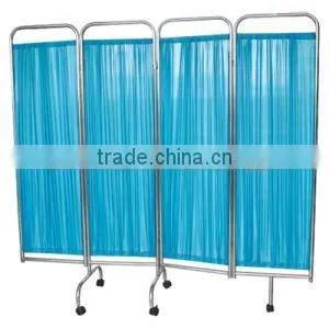 Ward Screen, Four Fold, Chrome Plated thumbnail-1