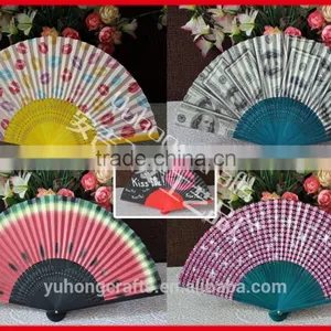 Japanese High Quality Bamboo Paper Fan thumbnail-1