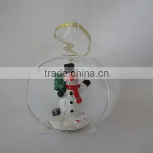 Crystal Balls Dollarma One Dollar Cheapest XMS Christamas Bear Deer Santa SnowFlake Glass 156032-15037 thumbnail-1