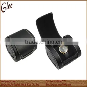 Round Leatherette Wrist Watch Box for Ladies thumbnail-1