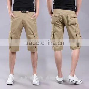 Wholesale Mens Cargo Pants With Side Pockets , Men's Cargo Short Pants , Men Summer Short Pants thumbnail-1