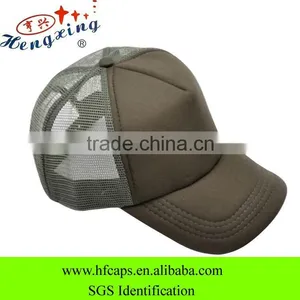 Best Selling 5 Panel Blank Adjustable Mesh Trucker Hat Plain Foam Trucker Hat thumbnail-1
