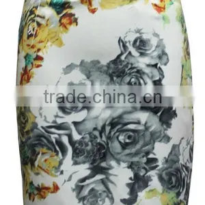 New Fashion Design Western Style Printed Ladies Designer Skirt Suits thumbnail-5