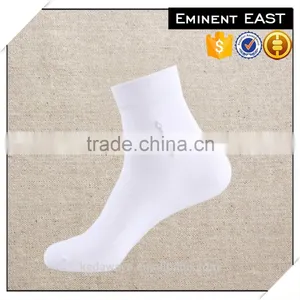 Cotton Men Dress Socks Solid Color Plain Seamless Toe Custom Socks thumbnail-1