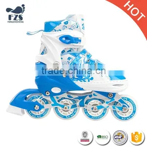 4 Wheels Ice Roller Skating Shoes Kids Flashing Roller thumbnail-5