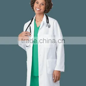 Chinese Manufacturing Wholesale Hospital Medical Wear Clothing Uniforms Ladies' Lab Coat thumbnail-1