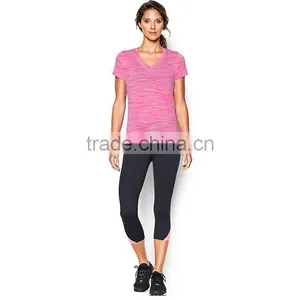 Custom Brand Gym t Shirts Tri-blend Dry-fit Sports t Shirt Wholesale China thumbnail-3