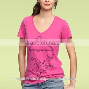 Design Your Own WomensV Neck t Shirt thumbnail-2