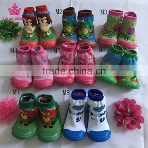 Hottest Selling 3D Cute Design Baby Ribbed Top Skidders Shoe Socks Made in China thumbnail-1