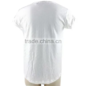 Europe Fashion Simple English Letters Printing Girl Short Sleeve T-shirt thumbnail-2