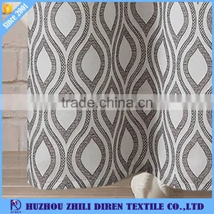 2017 Latest Designs Hookless Jacquard Shower Curtain thumbnail-5