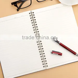 A4 PP Cover Planner Customizable Spiral Notebook Cheap Student Notebook thumbnail-3