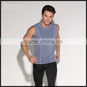 Hot Sale Vest Singlet Custom Embroidered Sportswear Body Building Tank Top Men thumbnail-4