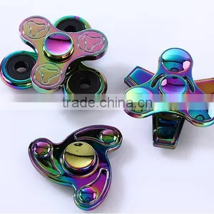 New Color Colorful Clover Gyro Metal Spinner Magic Decompression Artifact Finger Between the Gyro Toys thumbnail-4