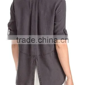 2015 Women Gender and Adult Age Group Ladies Shirt Girls' Fashion Apparel Office Wear for Women thumbnail-4