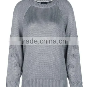 2017 Fashionable High Quality Back Design Custom Knitted Sweater With Best Price thumbnail-5