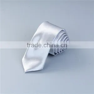 Polyester Necktie French Gray Promotion Uniform Neckties thumbnail-3