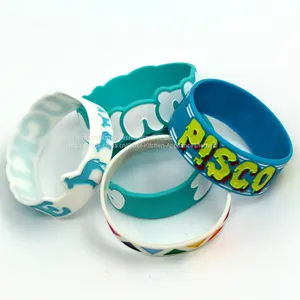 2017 Thailand Fashion Jewelry Wristband Customized Charm Silicone Bracelet for Different Occasions thumbnail-2